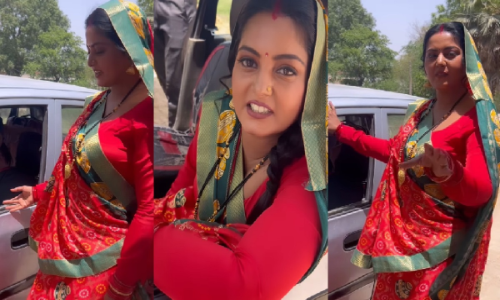 सोफे पर लेटकर शर्ट के बटन खोल अक्षरा सिंह ने दिए पोज, तस्वीरों ने इंटरनेट पर मचाया बवाल