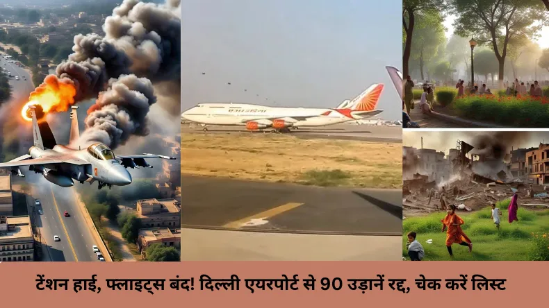 टेंशन हाई, फ्लाइट्स बंद! दिल्ली एयरपोर्ट से 90 उड़ानें रद्द, चेक करें लिस्ट